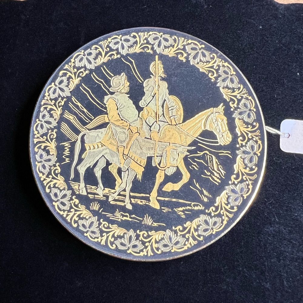 Damascene Plate Ring Holder